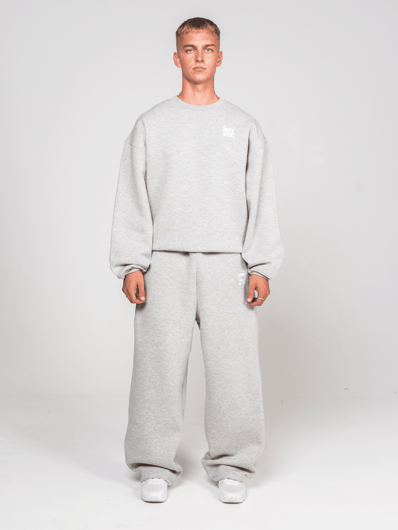 Fluff Sweatshirt Grey Marl - ATTODE