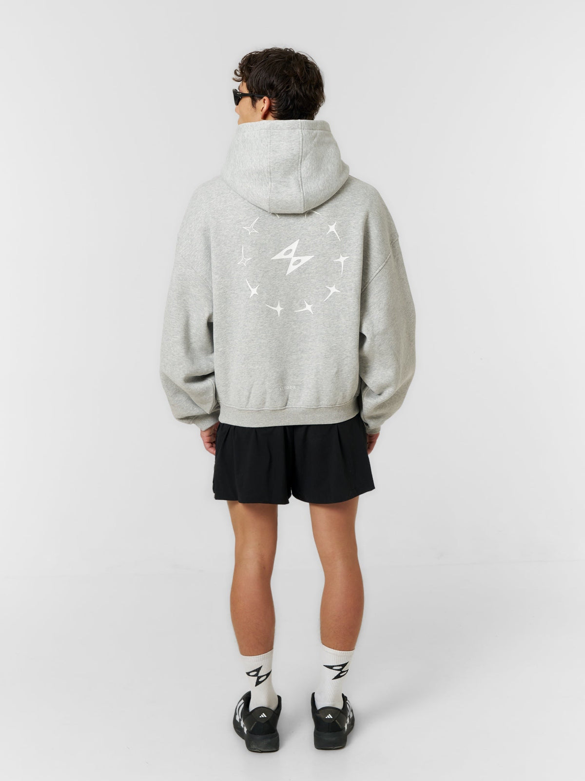 FP Logo Hoodie Grey Marl - ATTODE