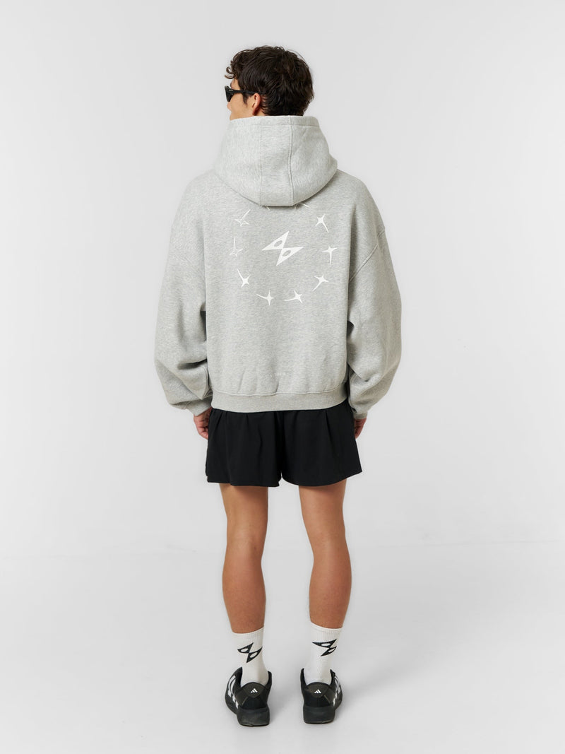 FP Logo Hoodie Grey Marl - ATTODE