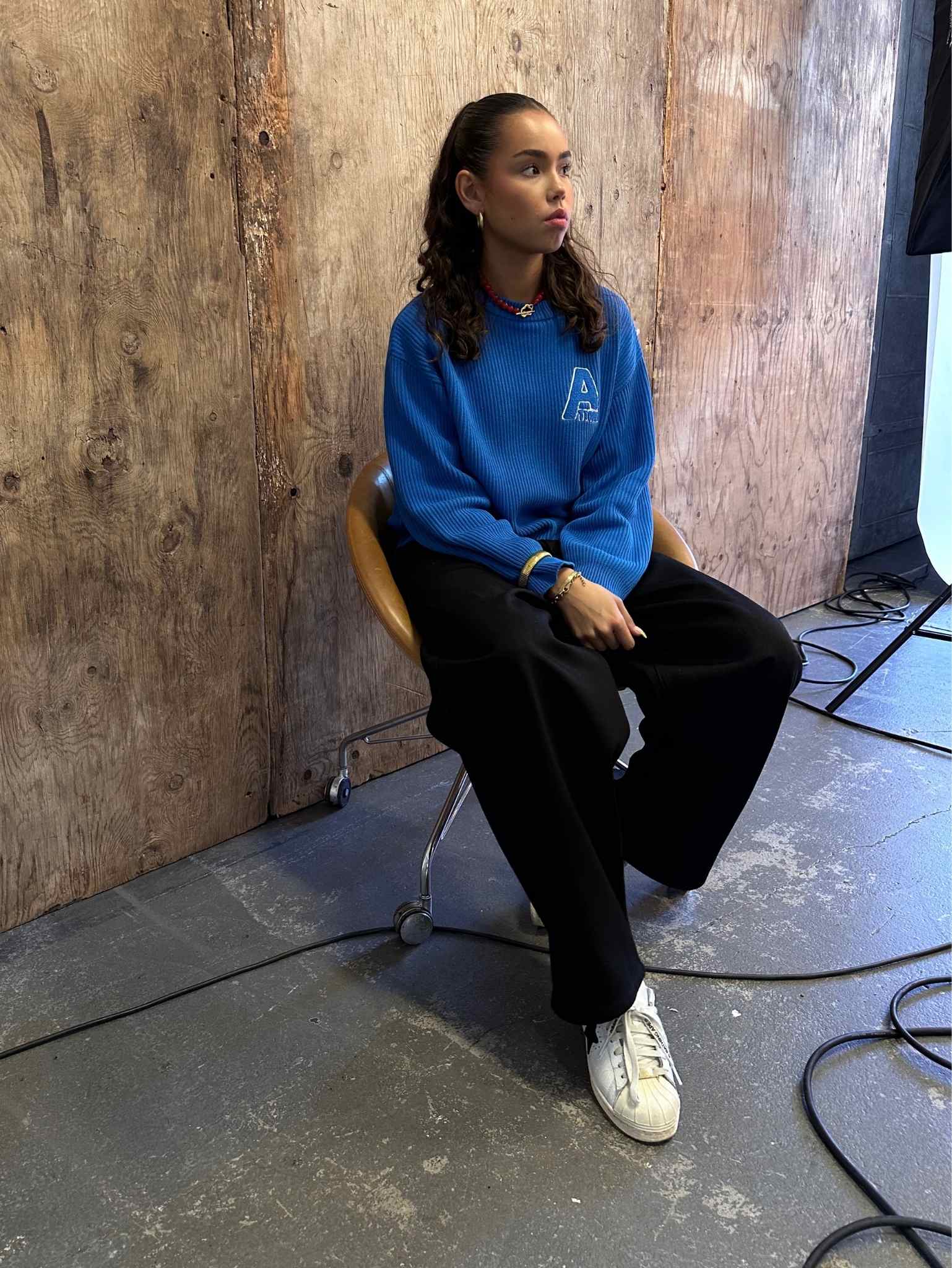 Knit Jumper Light Blue - ATTODE