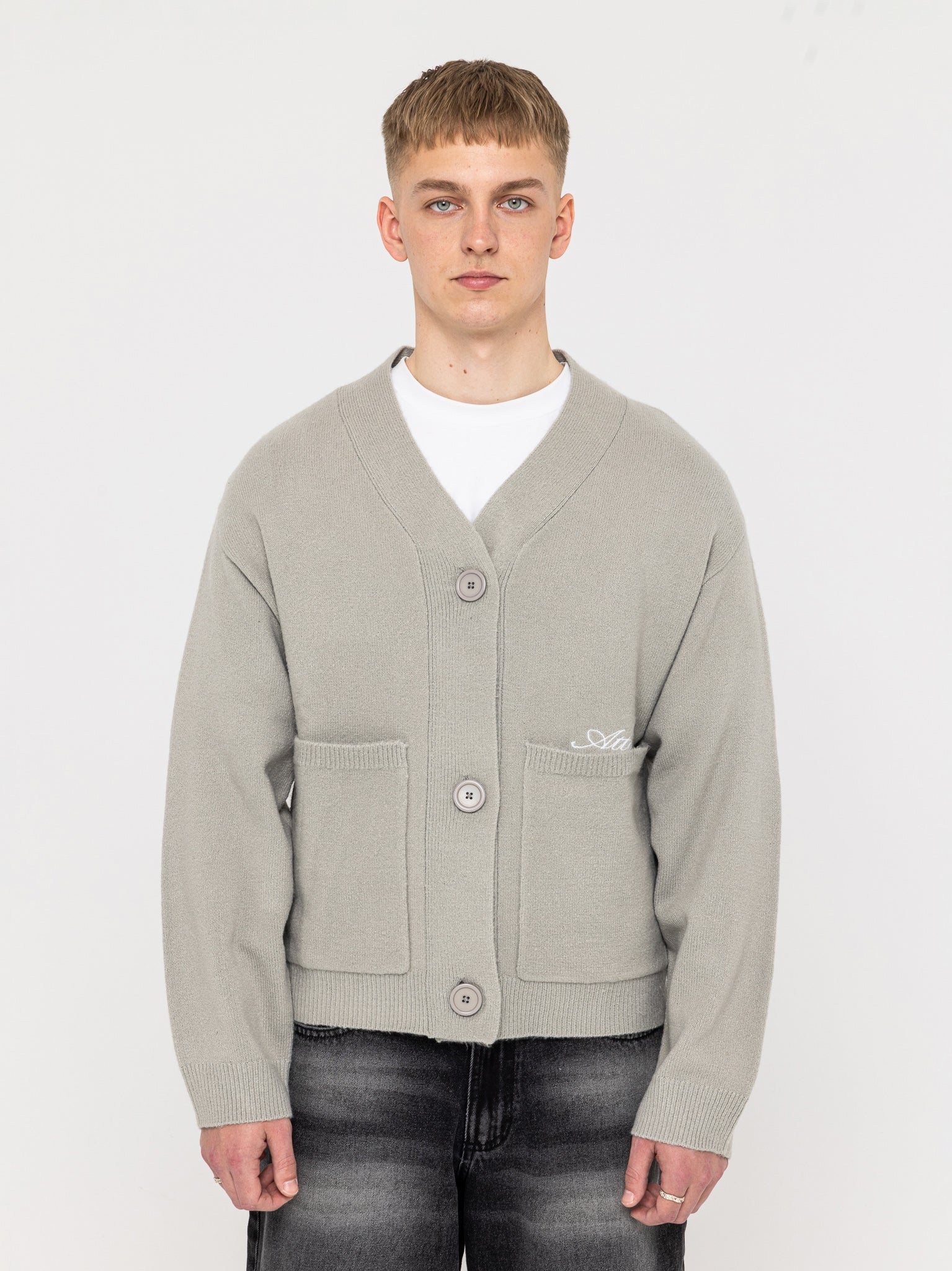 Knitted Cardigan Grey