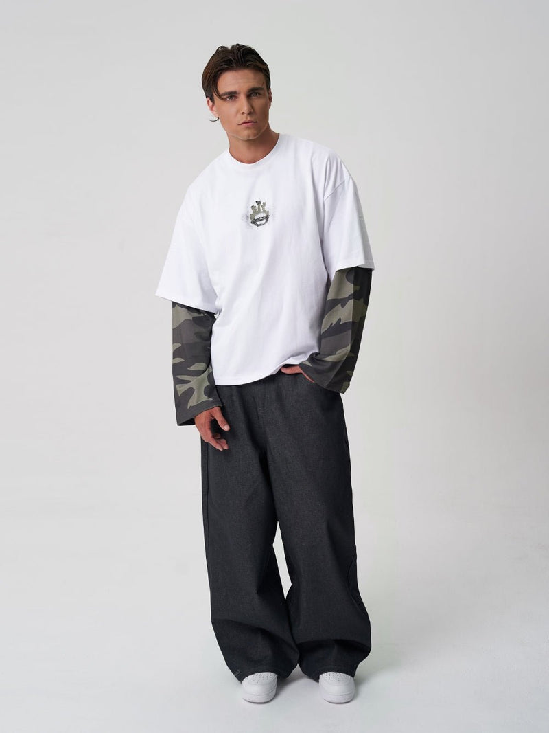 Layered Long Sleeve Camo - ATTODE