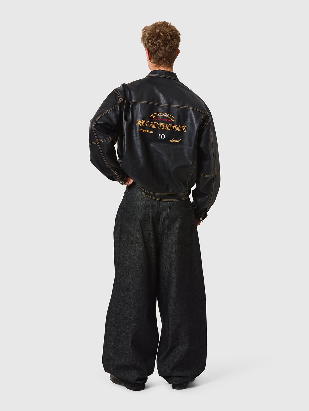 Leather Jacket Black - ATTODE