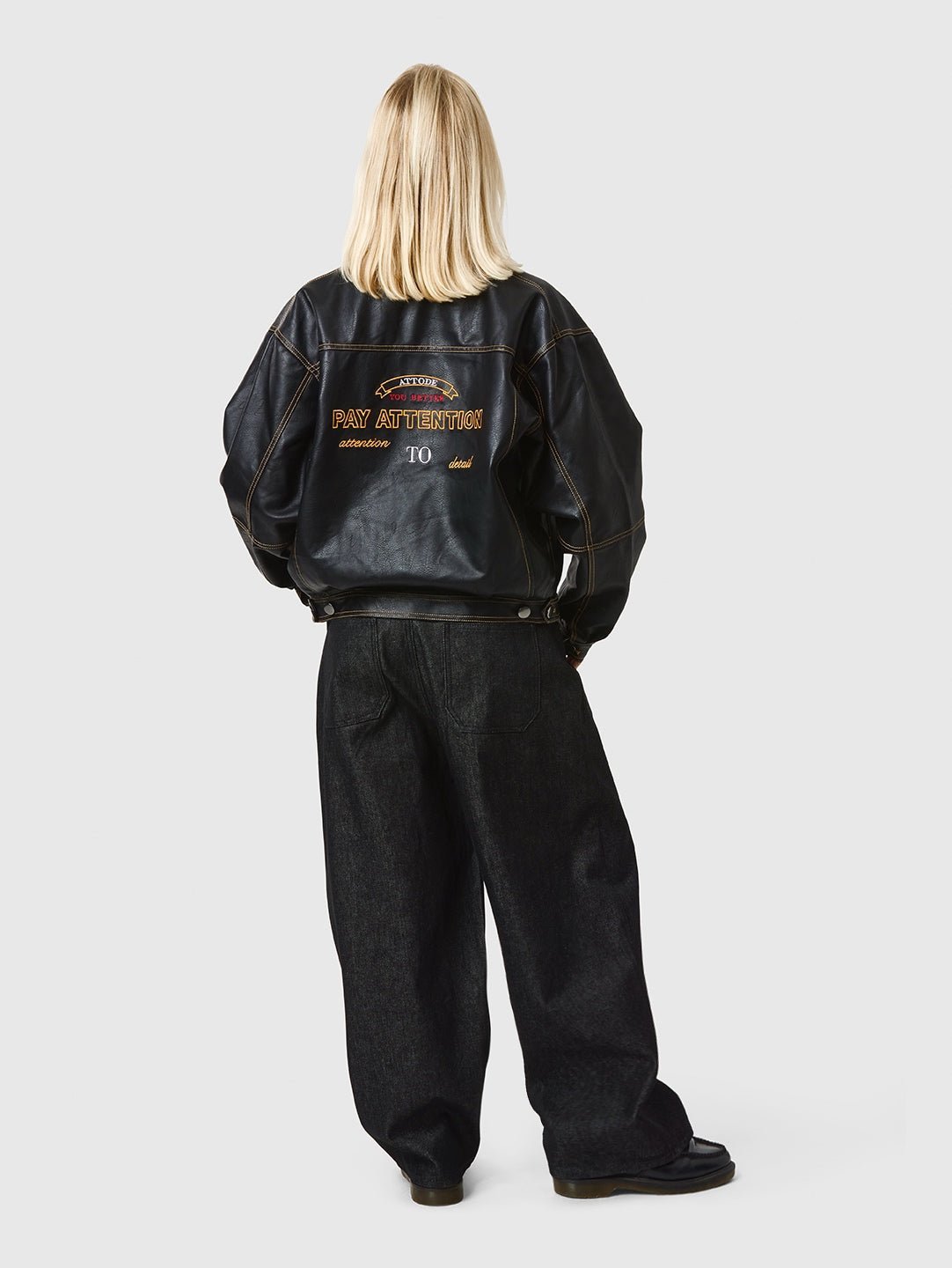 Leather Jacket Black - ATTODE