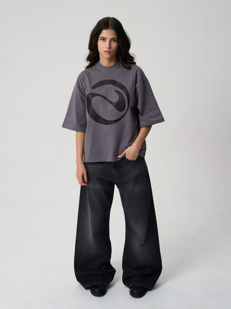 Logo T-shirt Dark Grey - ATTODE