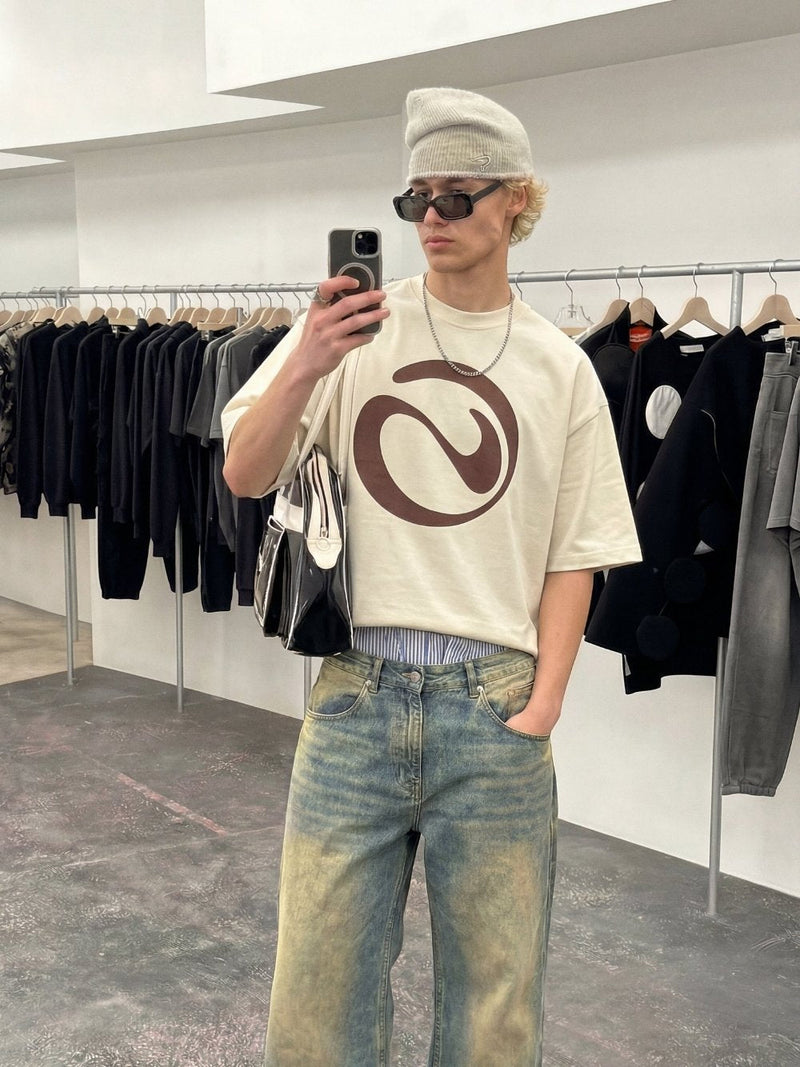 Logo T-shirt Off White - ATTODE