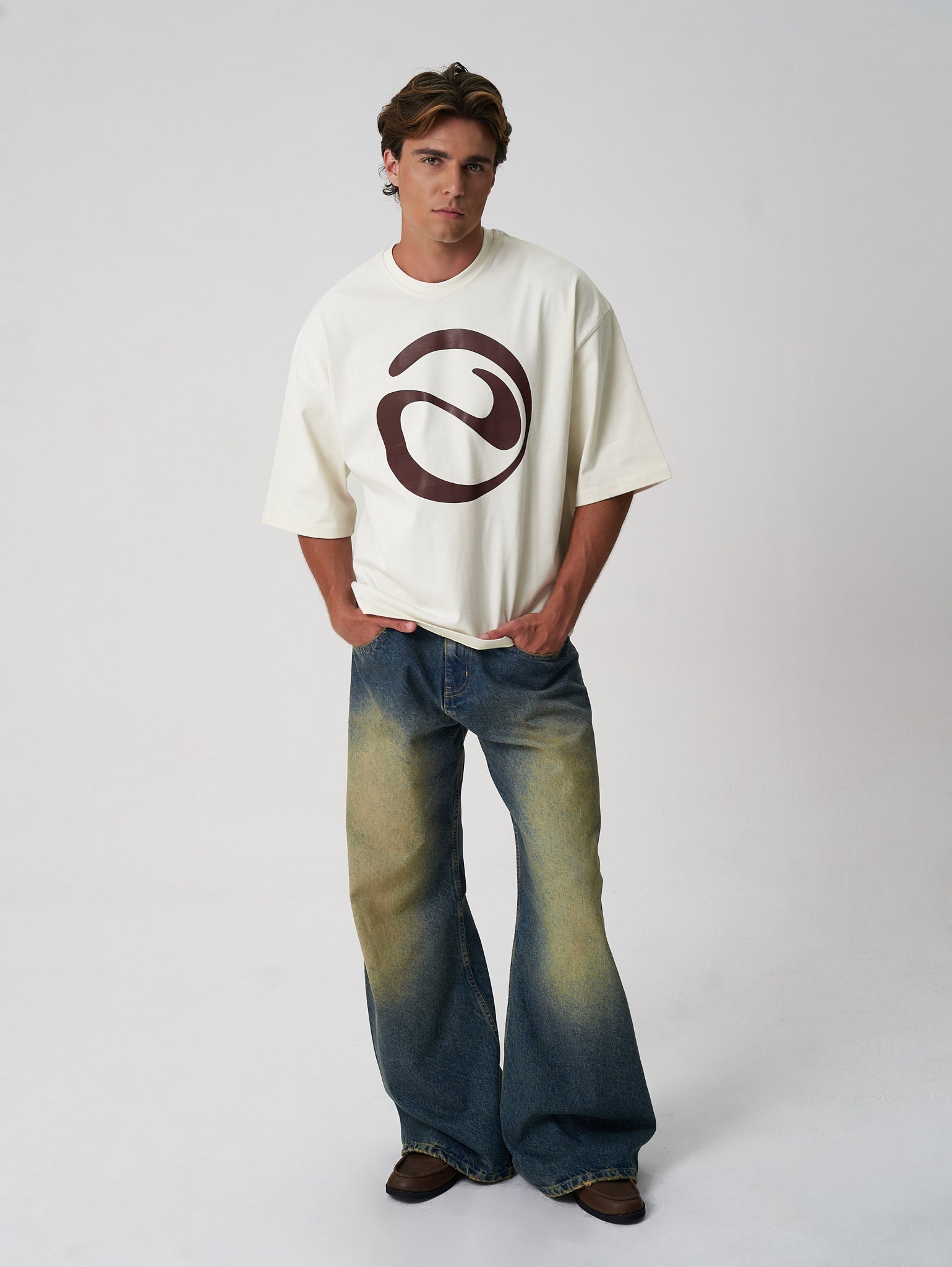Logo T-shirt Off White - ATTODE