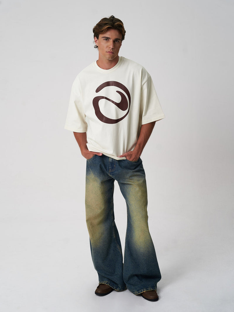 Logo T-shirt Off White - ATTODE