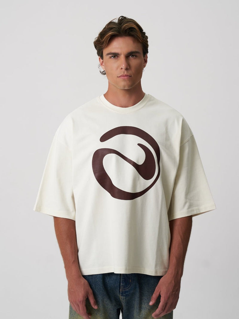 Logo T-shirt Off White - ATTODE