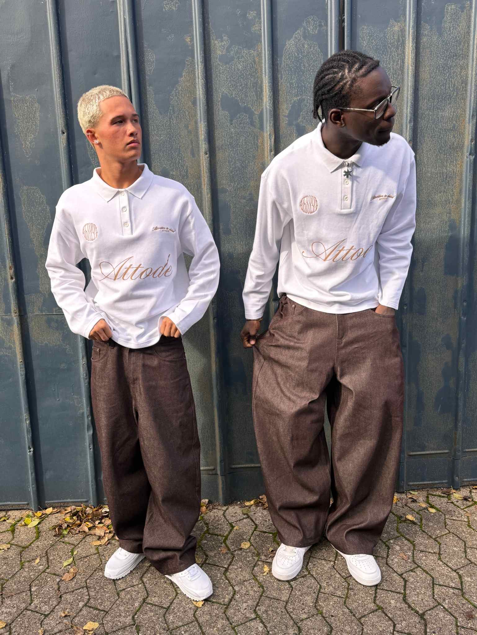 LS Polo Shirt White - ATTODE