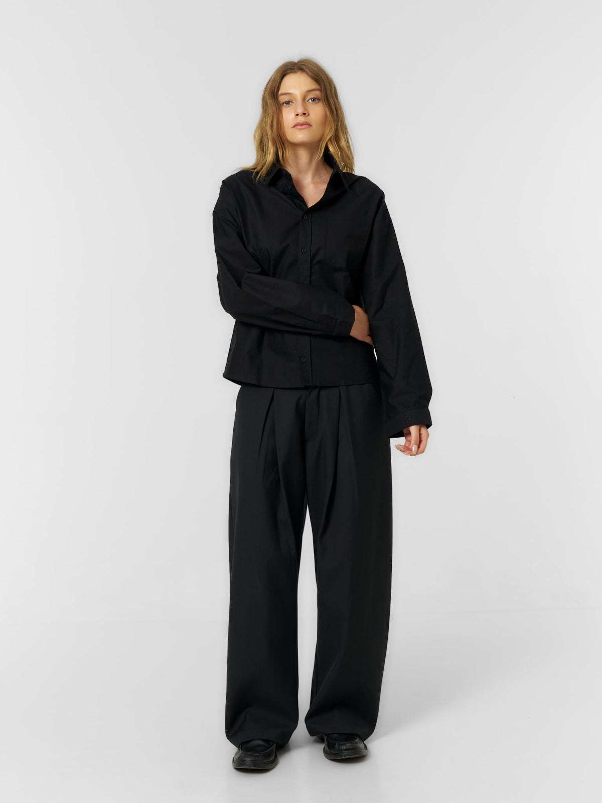 Oxford Shirt Black - ATTODE