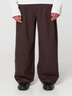 Pinstriped Suit Pants Brown - ATTODE