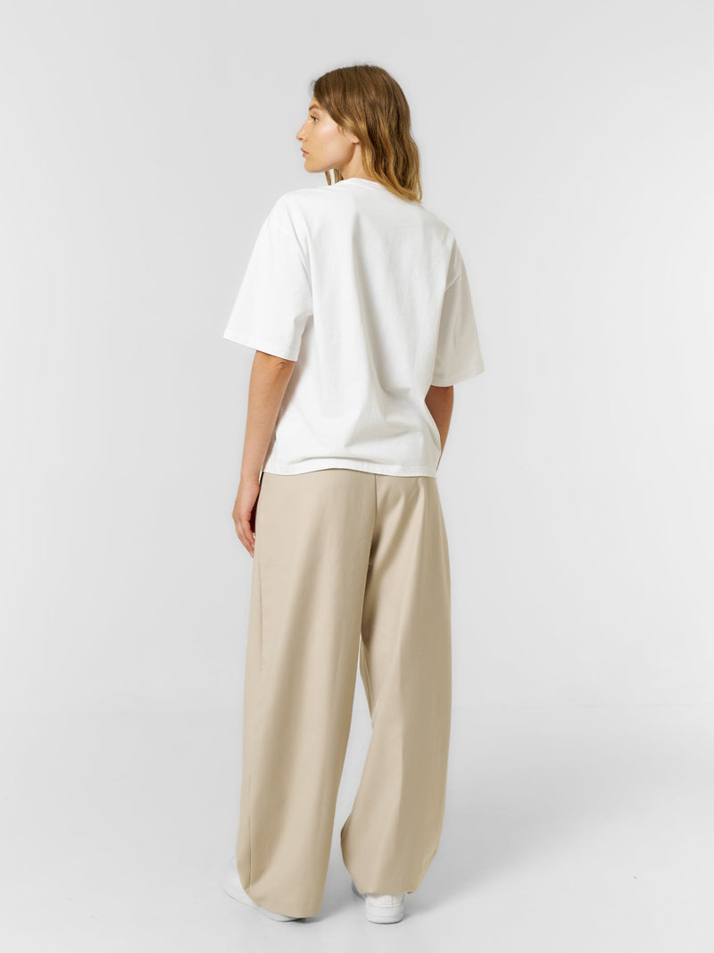Plain Boxy T-shirt White - ATTODE