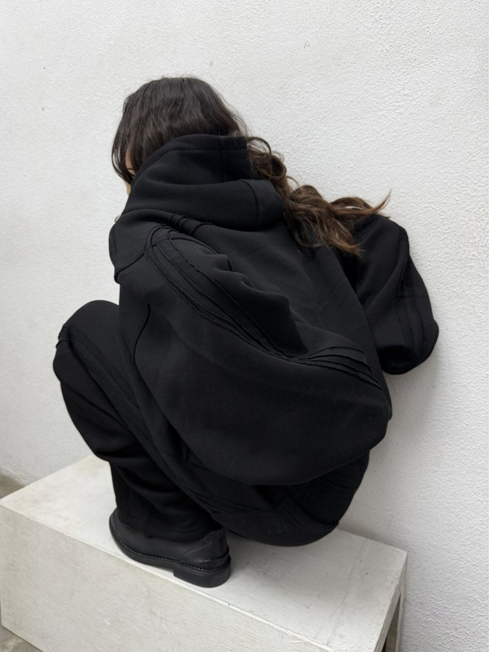 Rail Hoodie Black - ATTODE