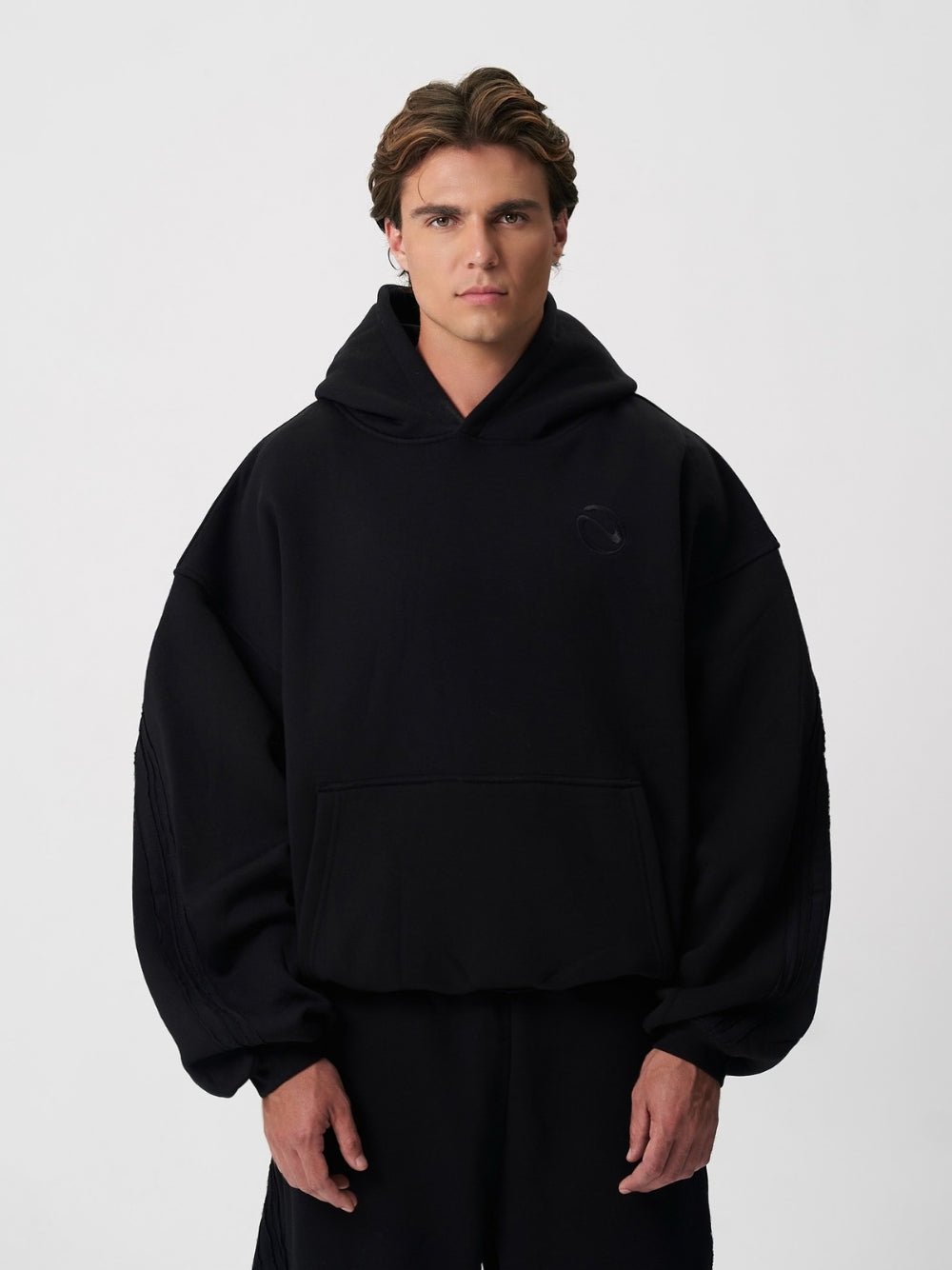 Rail Hoodie Black - ATTODE