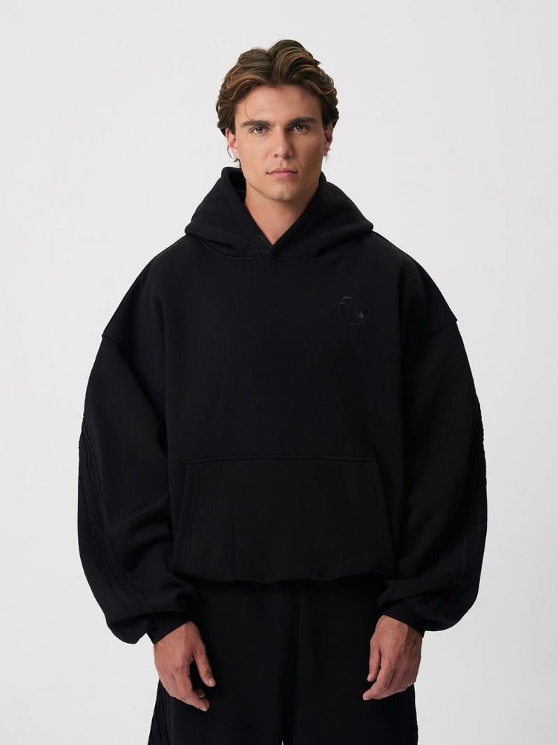 Rail Hoodie Black - ATTODE
