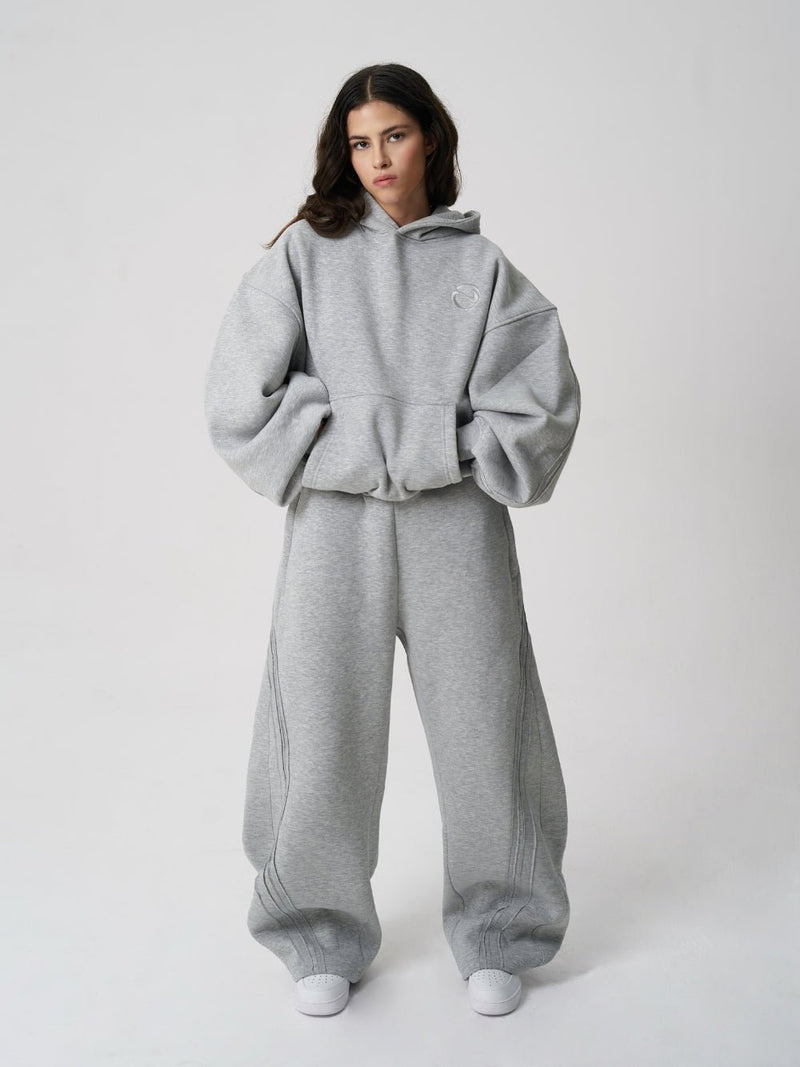 Rail Hoodie Grey Marl - ATTODE