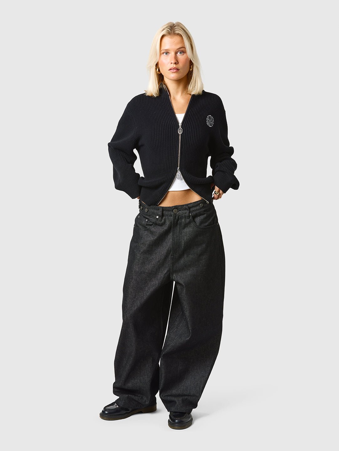Raw Denim Jeans Charcoal - ATTODE