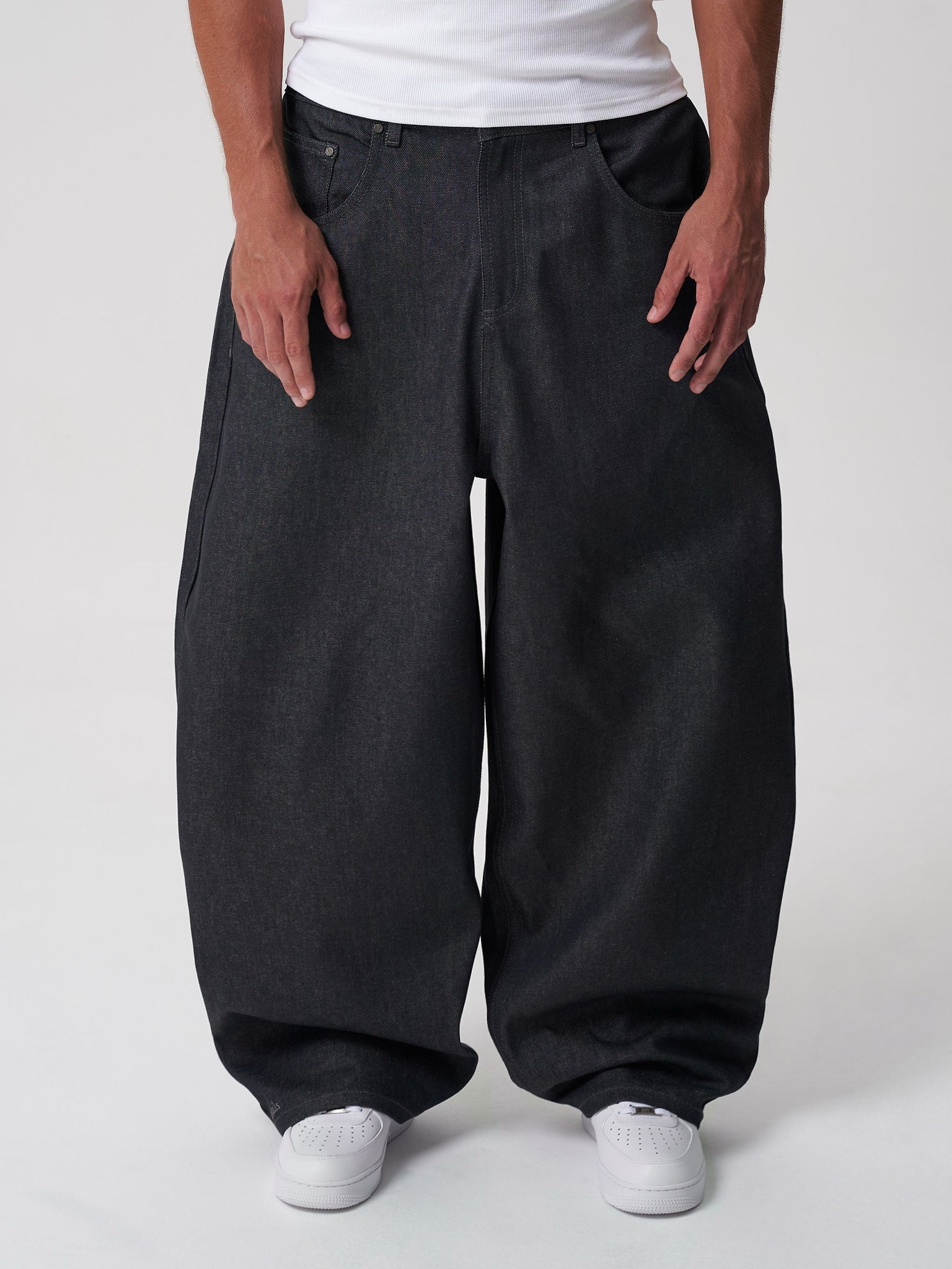Raw Denim Jeans Grey - ATTODE