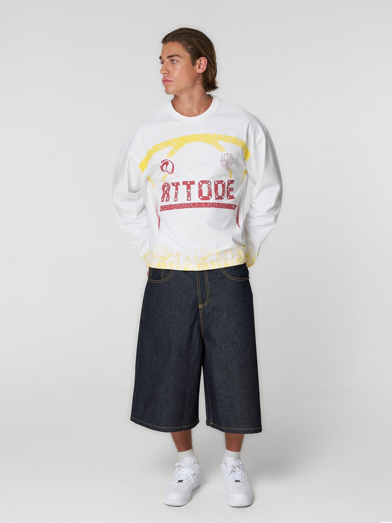 Raw Denim Shorts Navy - ATTODE