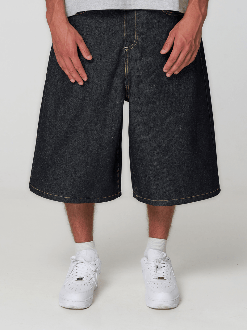 Raw Denim Shorts Navy - ATTODE