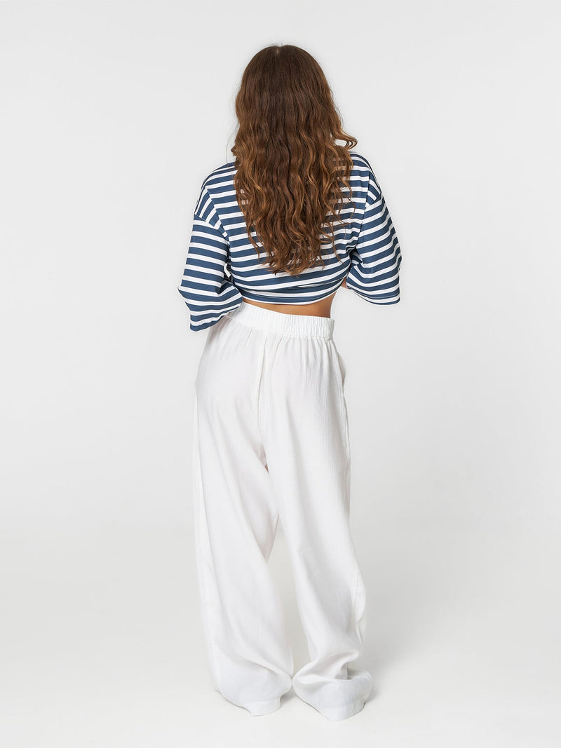 Striped T-Shirt Navy/White - ATTODE